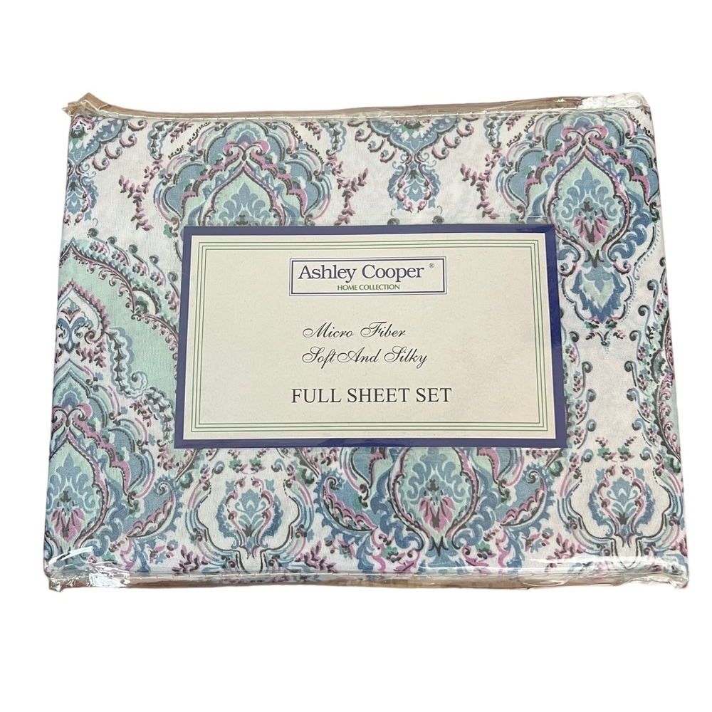 Ashley Copper Home Collection Full Micro Fiber Soft & Silky Sheet Set, New